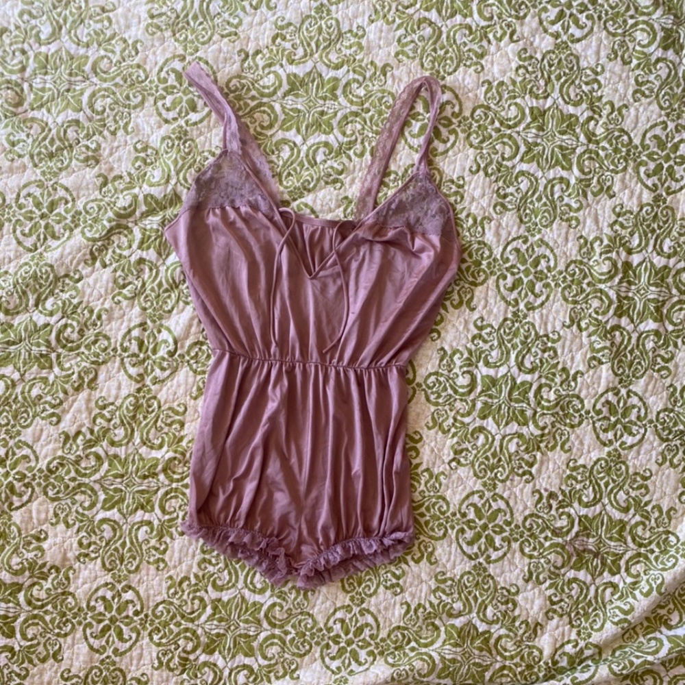 Vintage lingerie romper